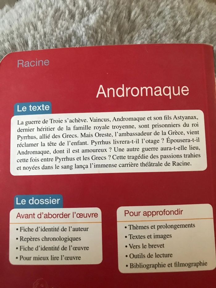 Livre Andromaque - photo numéro 3