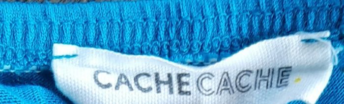 Top turquoise Cache Cache S - photo numéro 3
