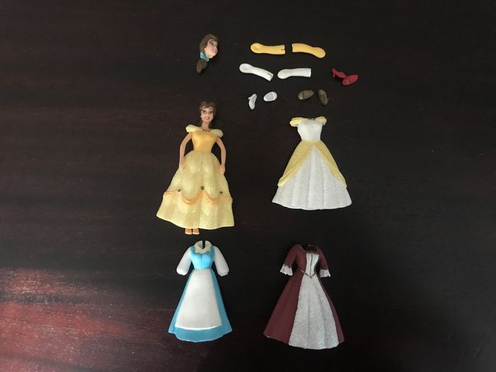 Figurine mini belle et la bête