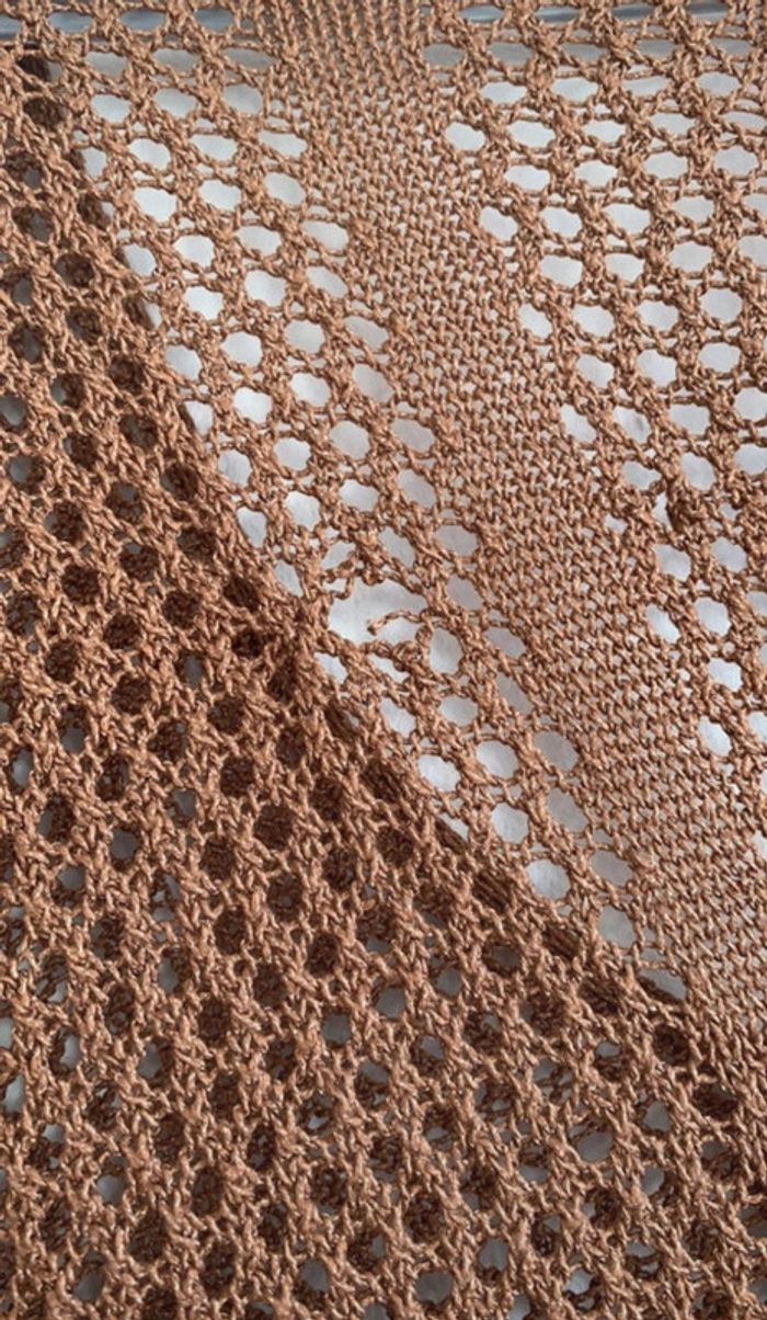 Pull en maille marron - photo numéro 3