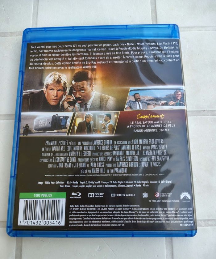 Blu Ray 48 Heures de plus (Eddie Murphy, Nick Nolte) - photo numéro 2