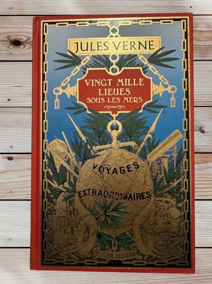 Livre Jules vernes 20000 lieues sous les mers