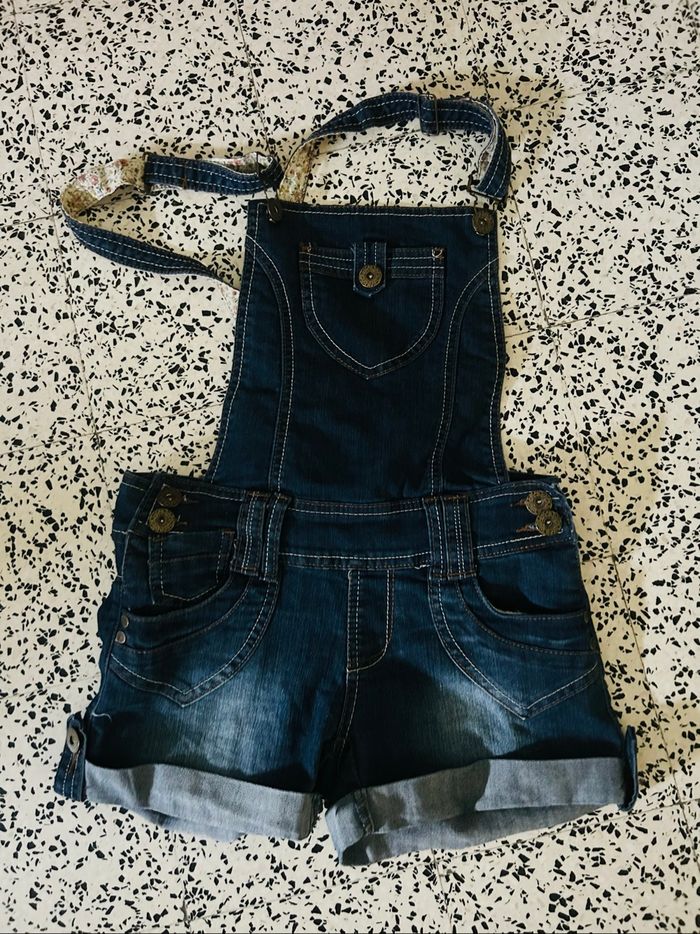 Combi short jean