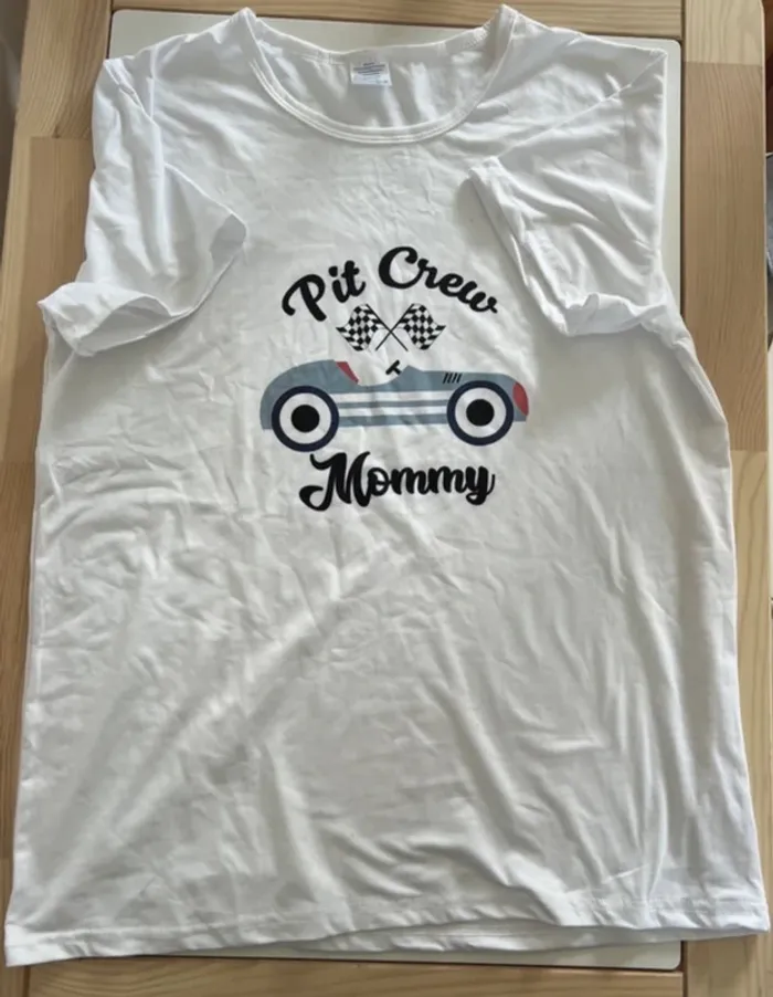 T-shirt anniversaire thème voiture – Taille XXL – Neuf - photo numéro 5