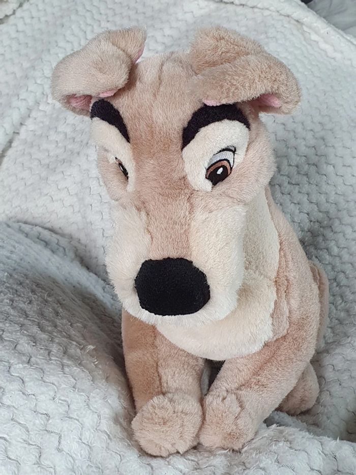 Peluche disney chien lady and tramp clochard dog - photo numéro 3