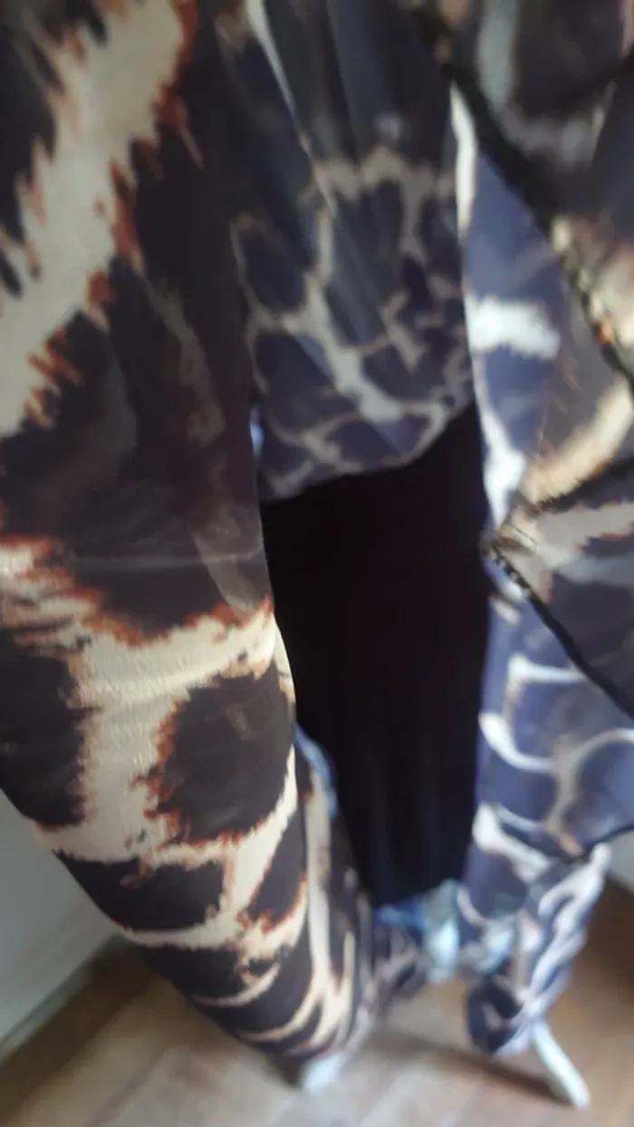 Robe longue senes imprimé léopard t U 36 38 - photo numéro 6