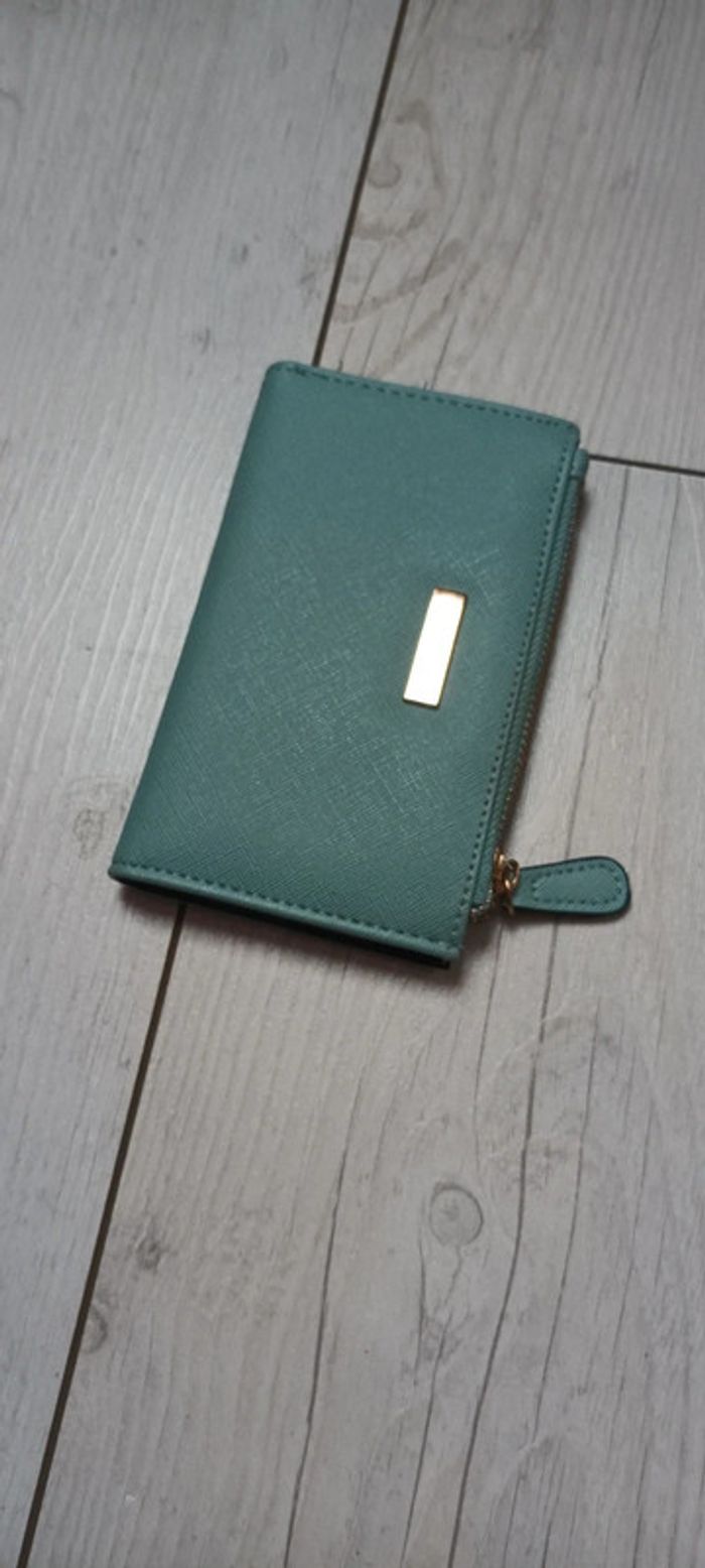Portefeuille turquoise