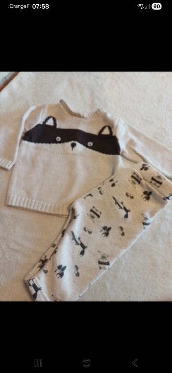 Ensemble bébé taille 6 mois