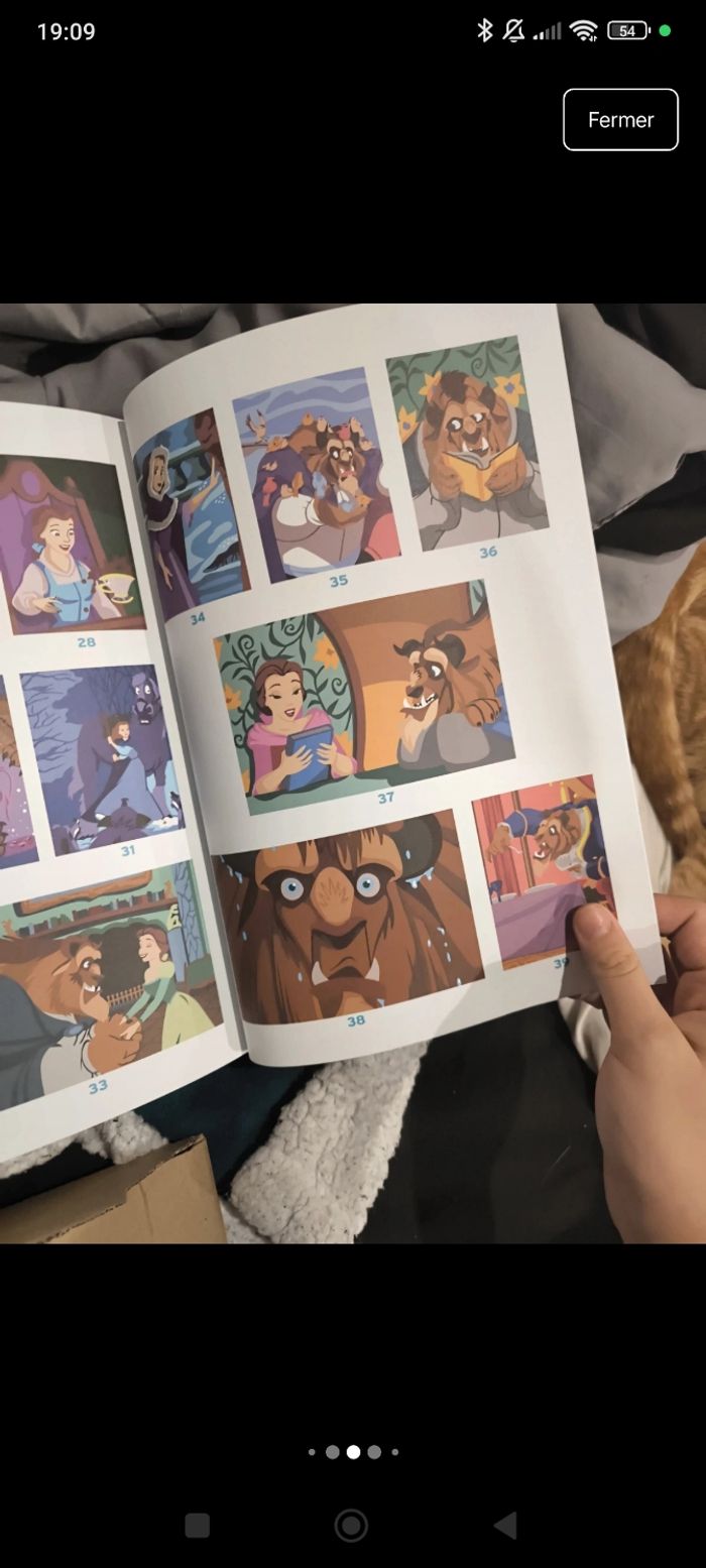 Livre de coloriage mystère la belle et la bête - photo numéro 5