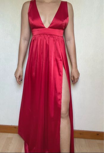 Robe longue rouge White Fox Boutique