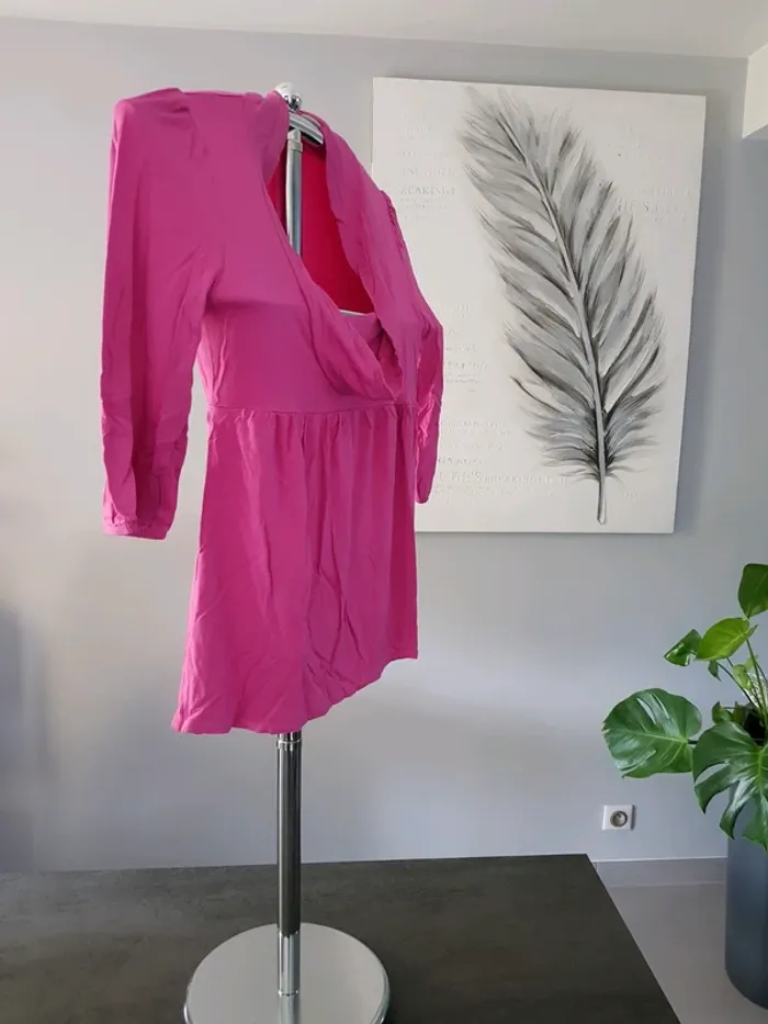 Haut rose la redoute 38/40