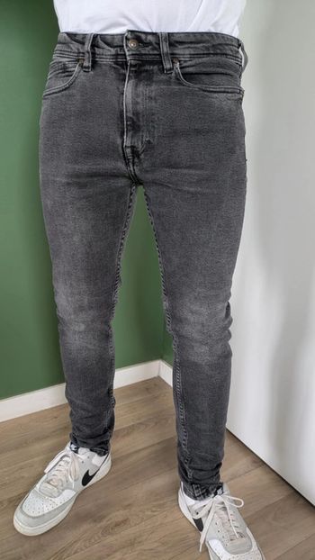 Jean Noir/gris - Zara - 40/31 - Coupe droite