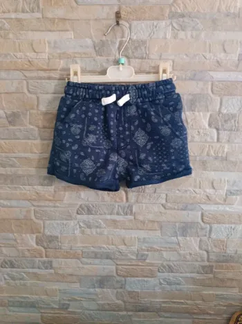 Short molleton marine Tissaia 4A