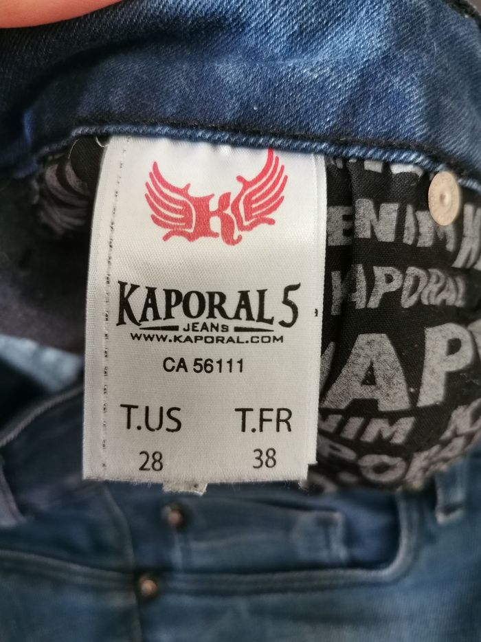 Jeans  Kaporal slim T38 - photo numéro 5