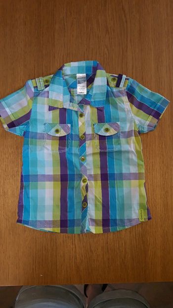 Chemise manches courtes quechua 4 ans garçon