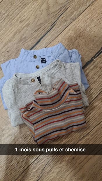 Chemise et sous pulls