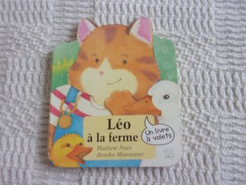 Léo à la ferme - livre à volets