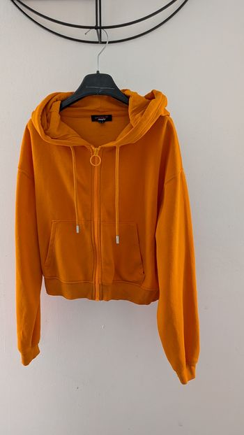 Gilet zippé à capuche 