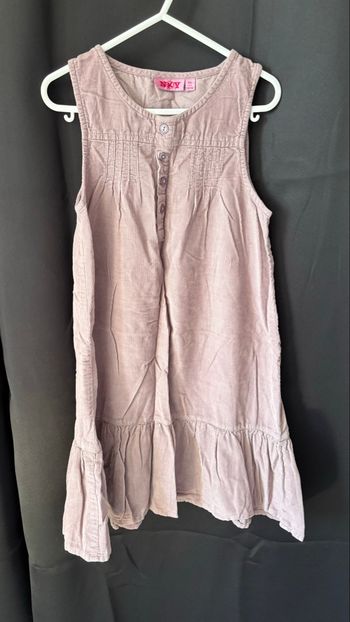 Robe en velours côtelé NKY – Mauve – Style bohème