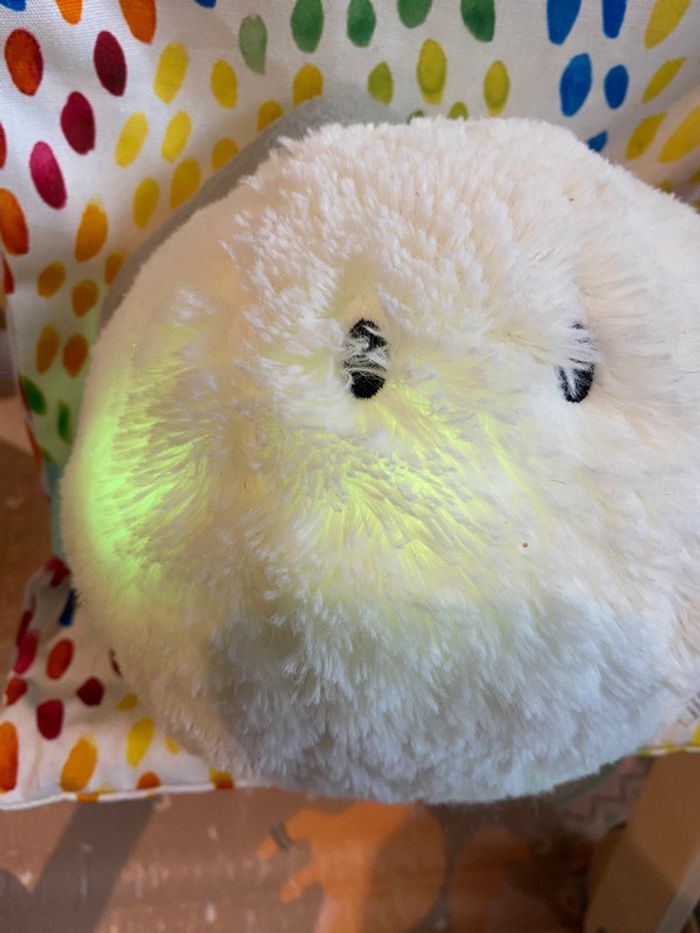 Peluche lumineuse multicolore boule blanche Sensibul - photo numéro 4
