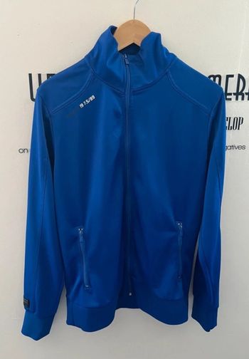 Blouson zippé bleu roi sans capuche Jack & Jones taille M