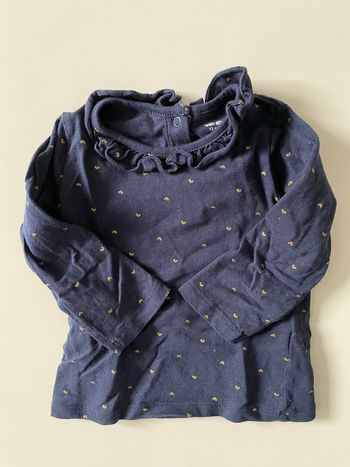 Haut marine 12 mois Vertbaudet