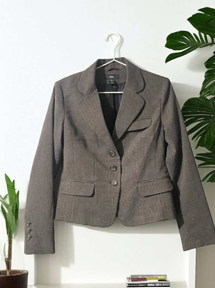 Blazer pied-de-poule