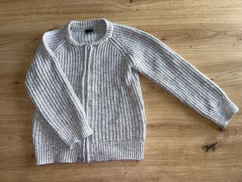 Gilet en maille gris