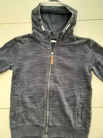 Gilet sweat à capuche garcon 10 ans