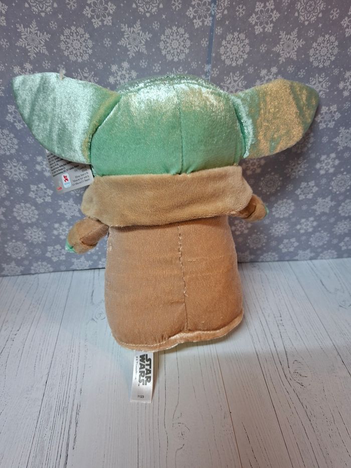Peluche star wars grogu bebe yoda 24 cm environ - photo numéro 4