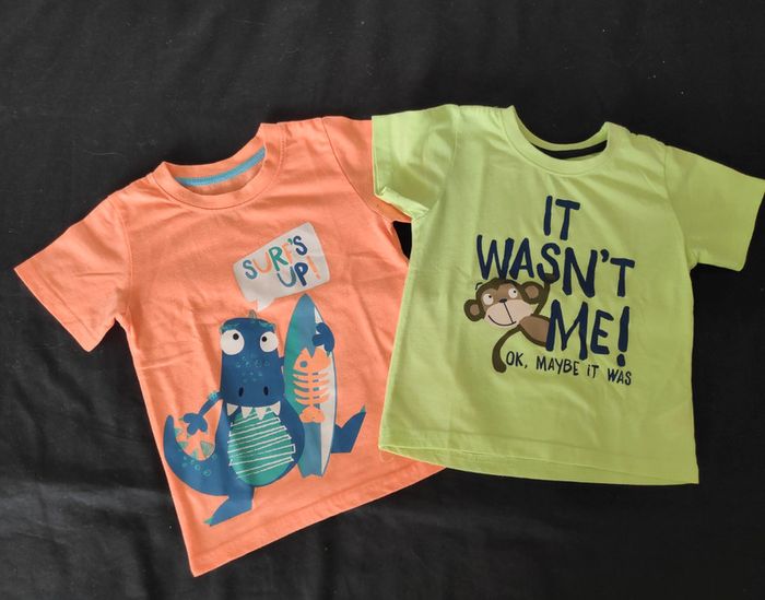 Lot de 2 tee shirt 24/36 mois