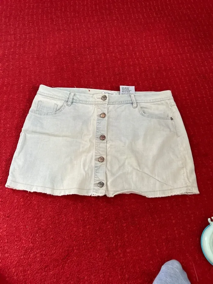 Mini jupe en jean Naf Naf