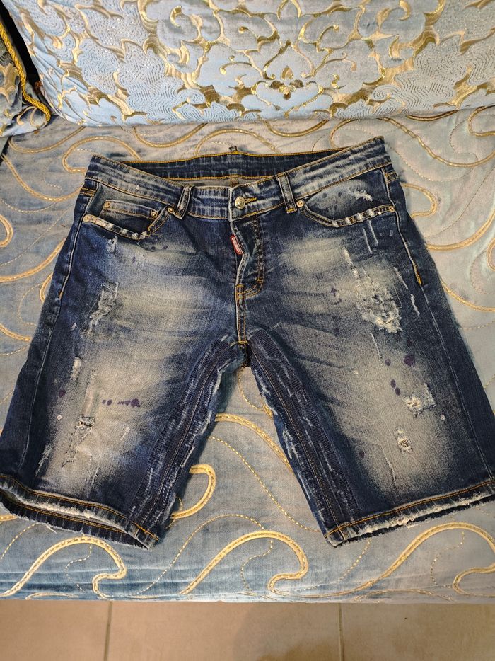 Short en jeans