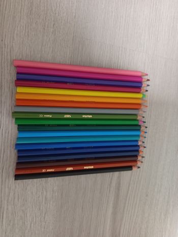 19 crayons de couleurs