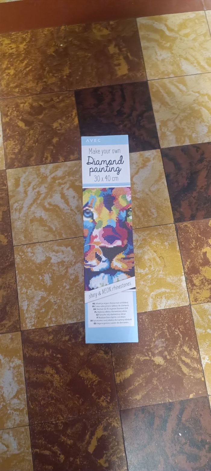 Diamond painting tigre