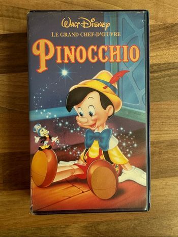 Cassette VHS Pinocchio le grand chef d’œuvre