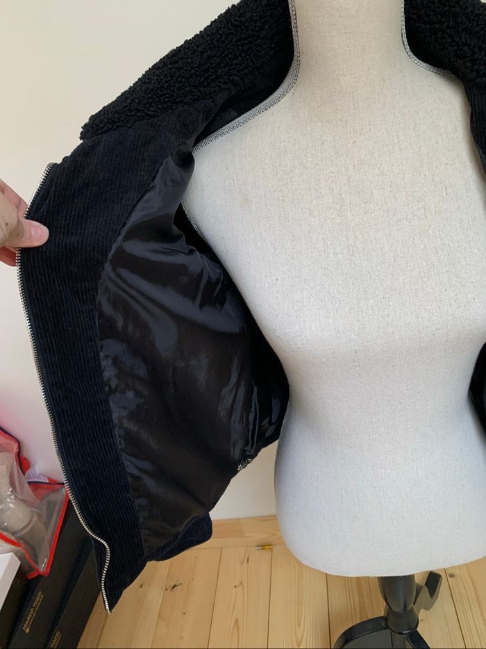 Manteau en velours noir - photo numéro 3