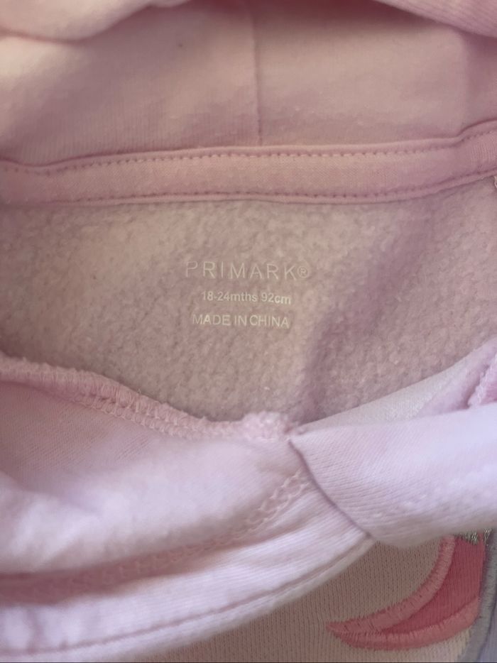 Ensemble de sport rose et blanc Primark 2 ans - photo numéro 2