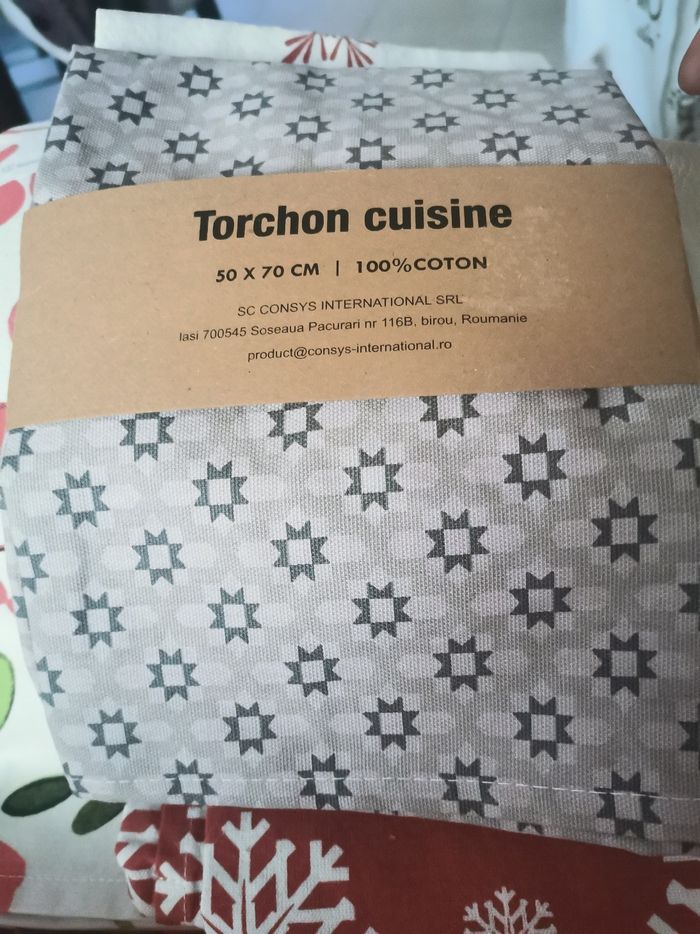 Lot de 3 torchons de Noel neufs sympa - photo numéro 9