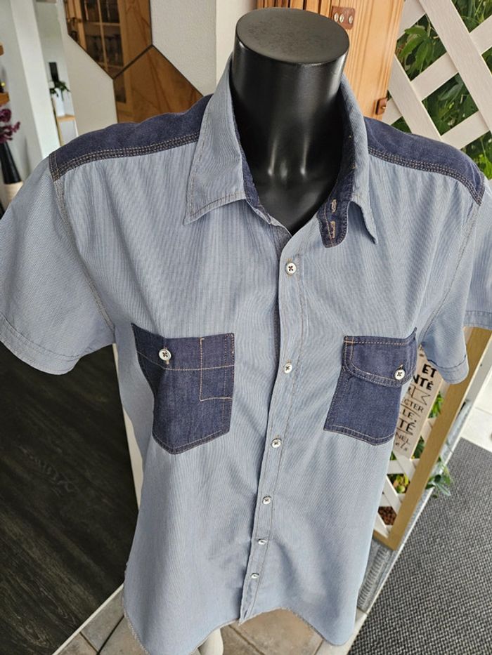 WE chemise bleu taille L