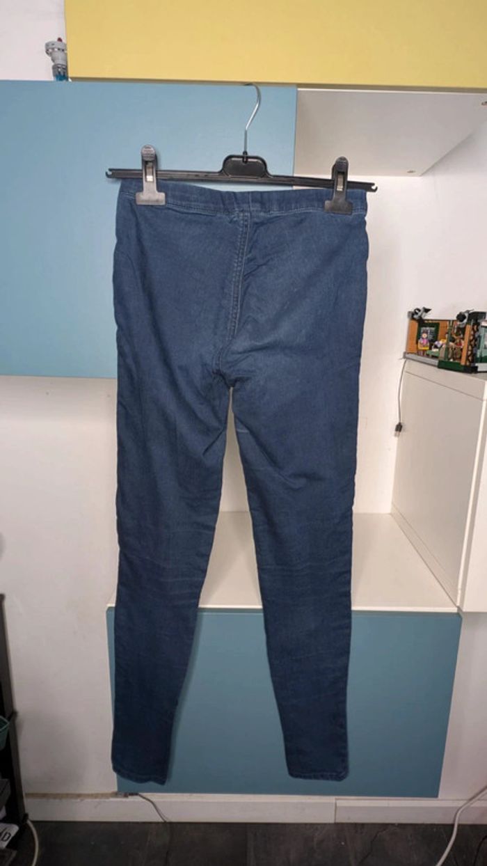 Pantalon Super Skinny Kiabi, Taille 34, Bleu Foncé, Taille Élastique - photo numéro 2