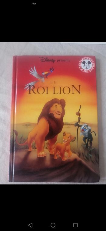 Livre le roi lion