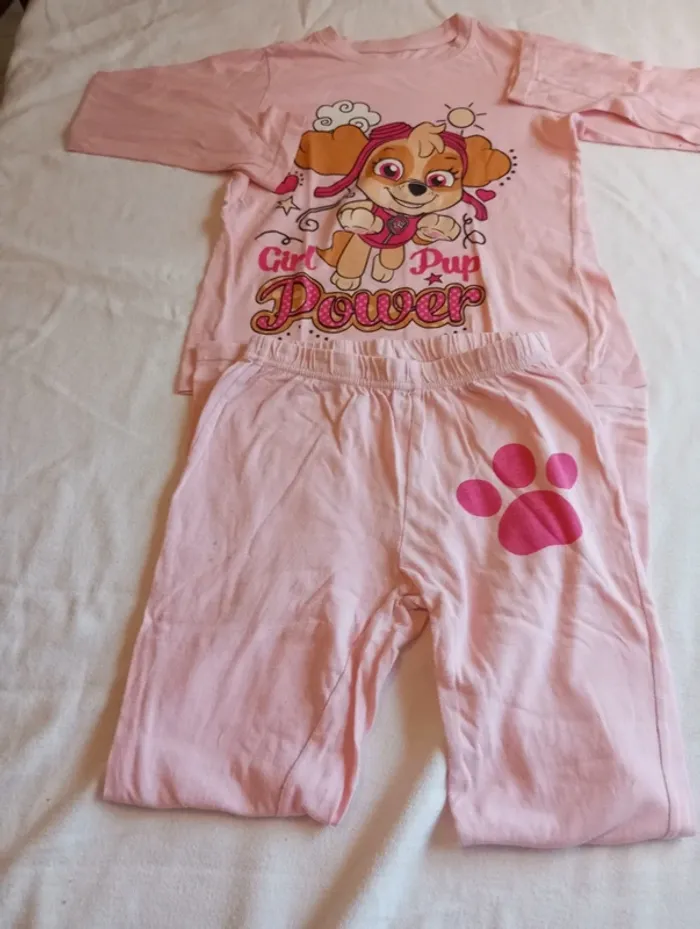 Pyjama paw patrowl de taille 8ans