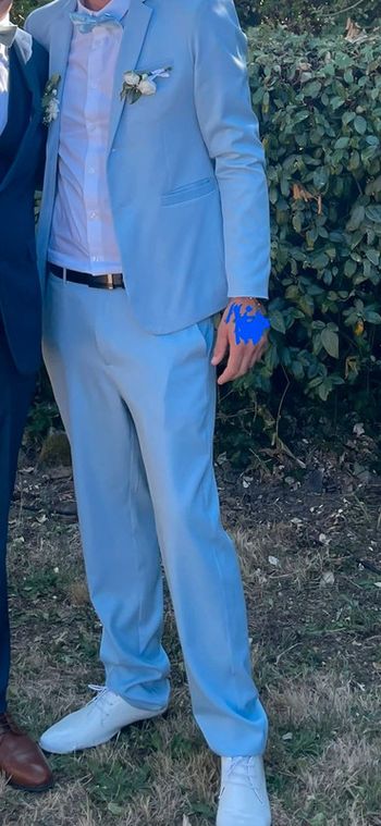 Costume homme bleu ciel