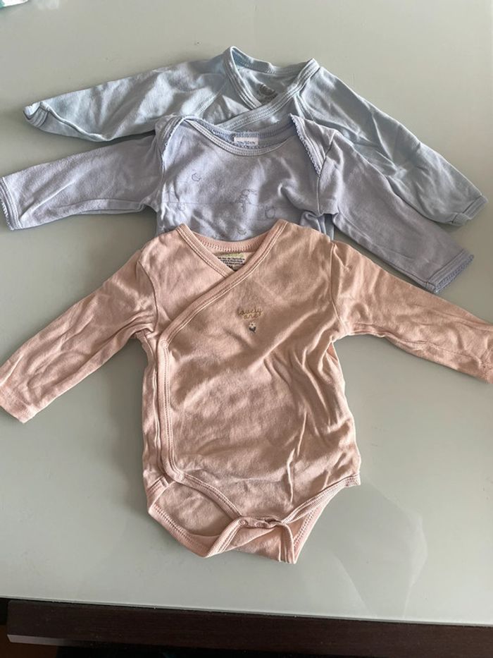 Lot de 3bodies manche longue