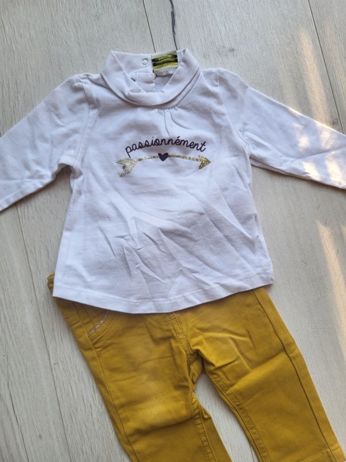 Sublime ensemble 4 pièces fille 3 mois tape à l'œil kiabi - photo numéro 8