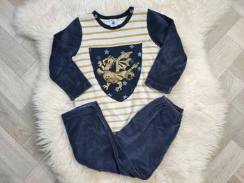 Pyjama chevalier en velours Petit Bateau 4 ans