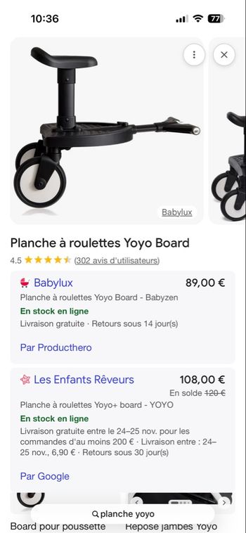 Planche à roulette yoyo board