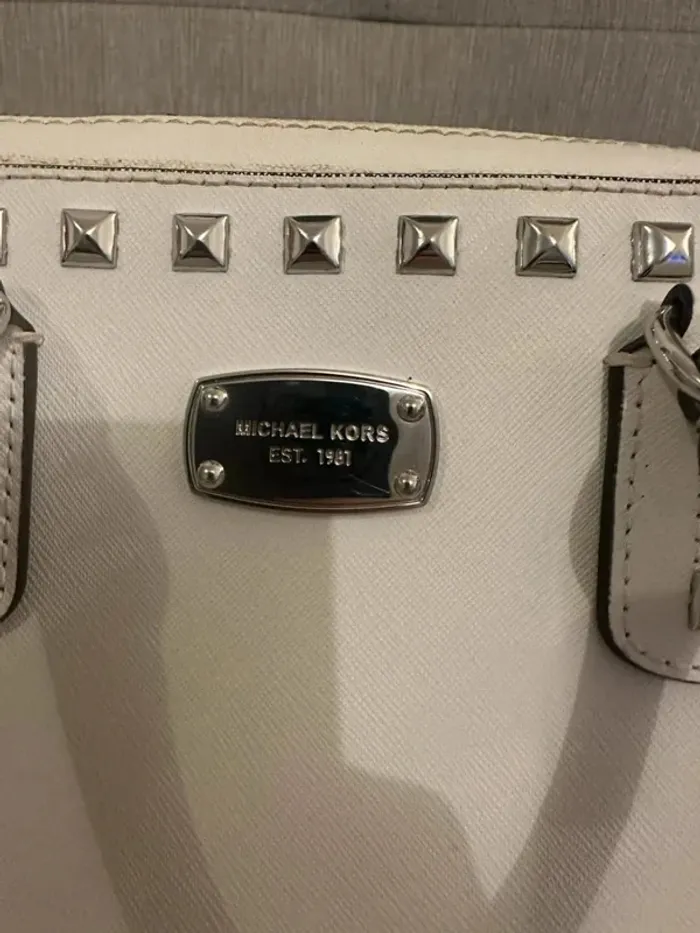 Sac à bandoulière blanc Michael Kors - photo numéro 4