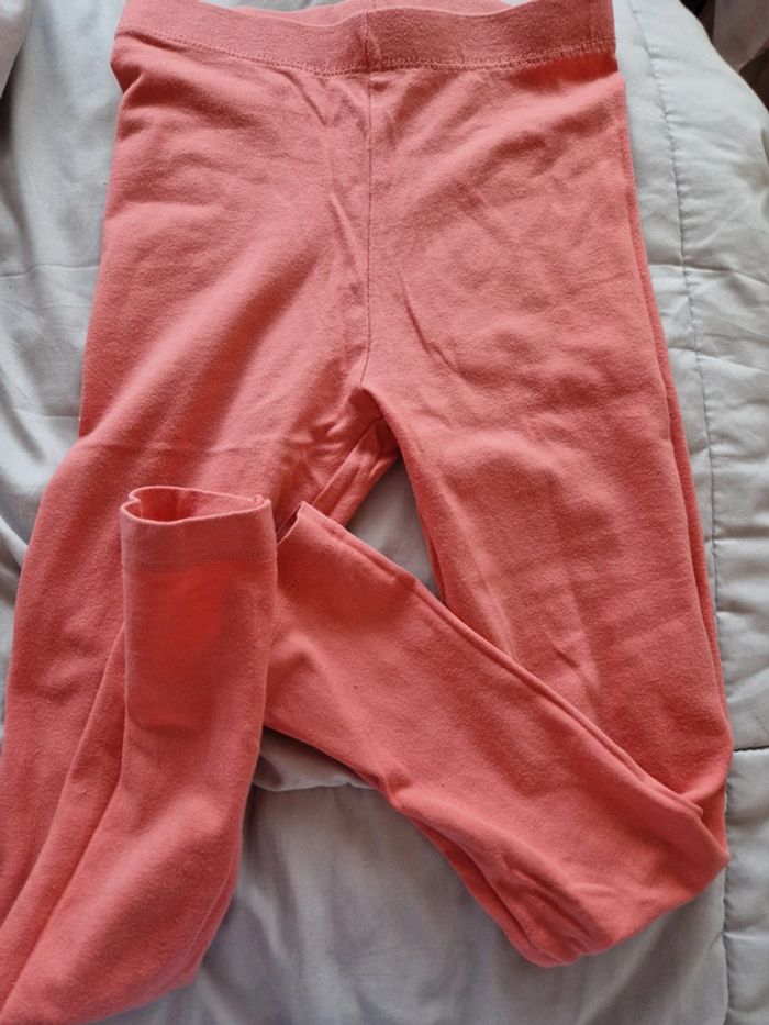 Legging orange kiabi